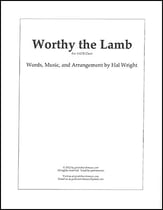Worthy the Lamb SATB choral sheet music cover